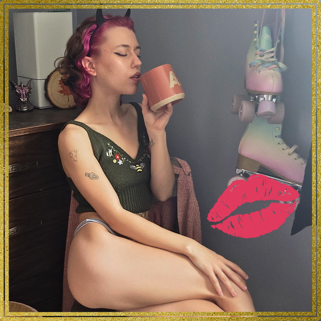 Lipstick Stained Coffee Mug